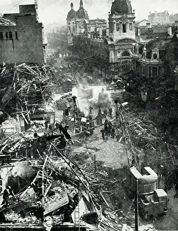Smithfield: V2 attack on Smithfield Market, London, WW2