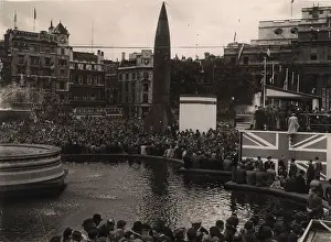 Atlee: A V2 on display in Trafalgar Square