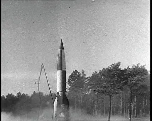 Destined: V2 Rocket Taking Off, Destined For London