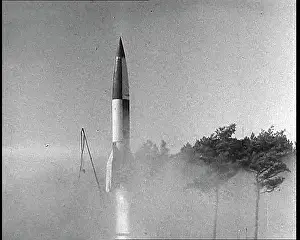 Destined: V2 Rocket Taking Off, Destined For London