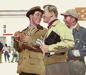Vacationing: Three Vacationing Men