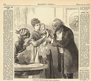 Immunity: Vaccinating the baby against smallpox in ?