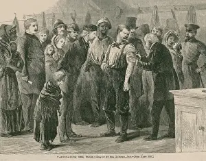 Vaccinating: Vaccinating the poor of New York City against ?