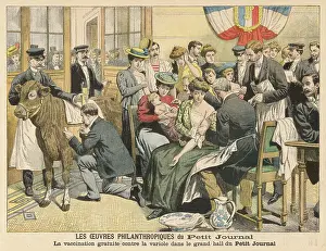 Injections: Vaccinations against smallpox, 1905