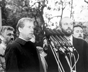 73rd: Vaclav Havel - demonstration - Bratislava