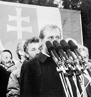 73rd: Vaclav Havel - demonstration - Bratislava
