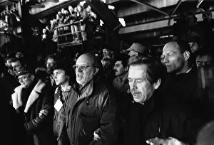 Letna: Vaclav Havel - demonstration - Letna plain