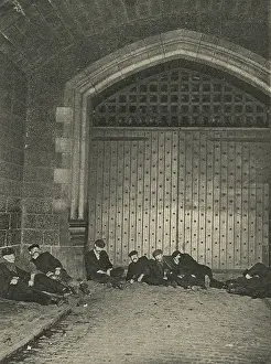 Brickwork: Vagrants sleeping rough in London