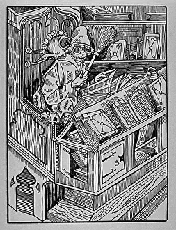 Impairments: A VAIN BOOK COLLECTOR, an illustration in ?