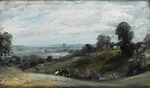 Dedham: The Vale of Dedham from Langham, by John Constable