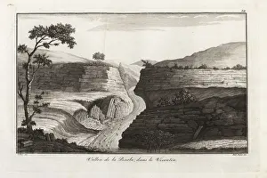 Vulcanology: The vale of the river Poscola, Vicentin, Italy