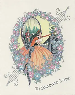 Crinoline: Valentine Card