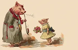 Trenchcoat: Valentine Pigs