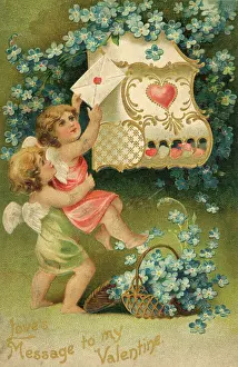 Posting: Valentines day postcard
