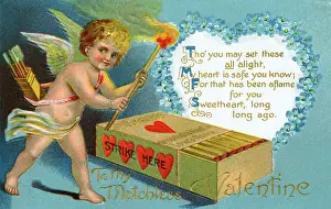 Matchless: Valentines Postcard - Matchless Valentine