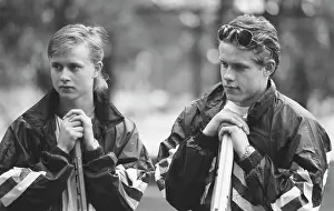 Swimmer: Valery Bure and Pavel Bure, 1991