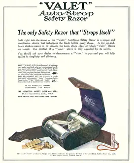 Strop: Valet Auto Strop Razor Advertisement