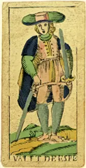 Gamble: Valet of Swords Card