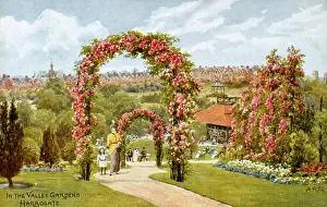 The J Salmon Image Archive (retrograph): Valley Gardens, Harrogate, Yorkshire