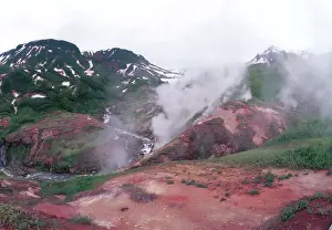 Geysers: The Valley of Geysers in Kamchatka. 1994