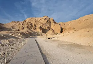 Blue Sky: Valley of the Queens, Theban Necropolis, Luxor, Egypt