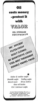 Valor: Valor Oil Storage Equipment