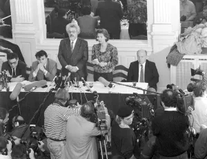 Komarek: Valtr Komarek - press conference
