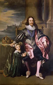 1599 1641: Van Dyck - Charles I and Prince Charles