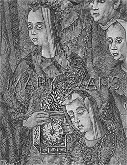 C1400: VAN EYCK CLOCK C1400
