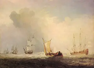 Mallord: Van Tromp's Shallop, by Turner