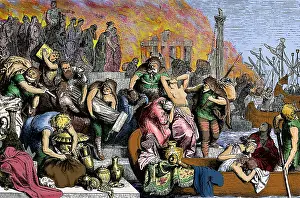 Vandalism: Vandals after plundering of Rome
