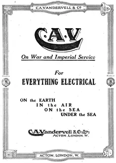 Vandervell: Vandervell For Everything Electrical In The Air