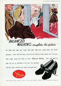 Comfortable: Vani-tred shoes advertisement