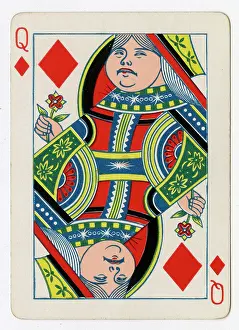 Diamonds: Vanity Fair Transformation Playing Card