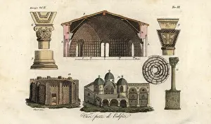 Veduta: Various architectural features