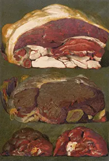 Inferior: VARIOUS CUTS OF BEEF