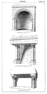 1280: VARIOUS FIREPLACES