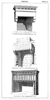 1330: VARIOUS FIREPLACES