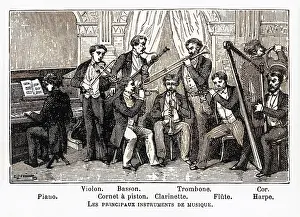 Various musical instruments