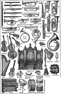 Fife: Various musical instruments