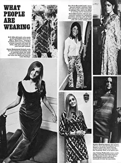 Crepon: Various outfits from the 1960s