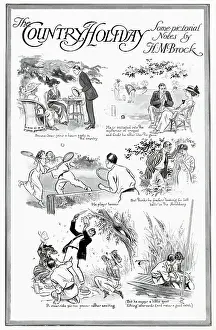 Bees: Various scenes in the country