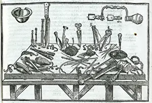 Laurens: Various surgical instruments
