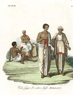 Solvyns: Various types of clothes worn by Indian men