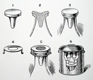 Sealing: Various views of a rubber stopper for hermetically