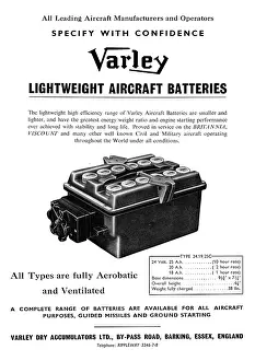 Varley: Varley Accumulators - Varley Batteries 1958