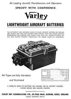 Varley: Varley Aircraft Batteries