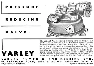 Varley: Varley Pumps - Valves. Pressure Reducing Valve