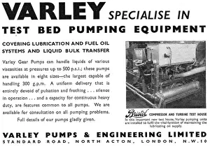 Varley: Varley Test Bed Pumping Equipment