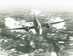 Eland: Varsity in flight, assymetric engine flying test bed